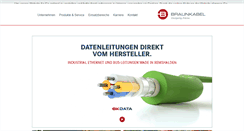 Desktop Screenshot of braunkabel.de